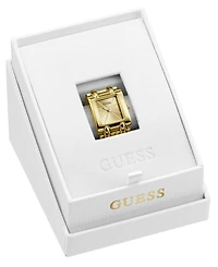 Guess Women's Gold-Tone Stainless Steel Analog Ring Watch