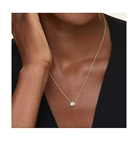 Dloria The Elena Moissanite Solitaire Necklace