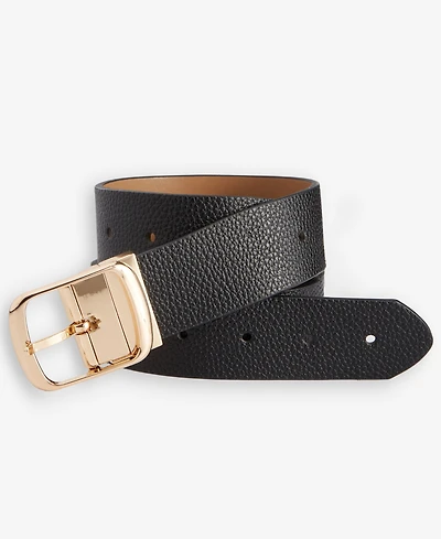 On 34th Reversible Faux-Leather Belt, Exclusively at Macy's
