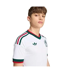 Adidas Big Boys and Girls White Mexico National Team Fifa X World Cup 2026 Away Replica Jersey
