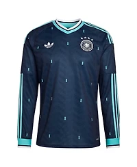 Adidas Men's Navy Germany National Team Fifa X World Cup 2026 Away Replica Long Sleeve Jersey