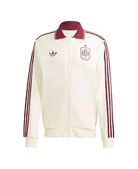 Adidas Men's White Spain National Team 2026 World Cup Anthem Full-Zip Jacket