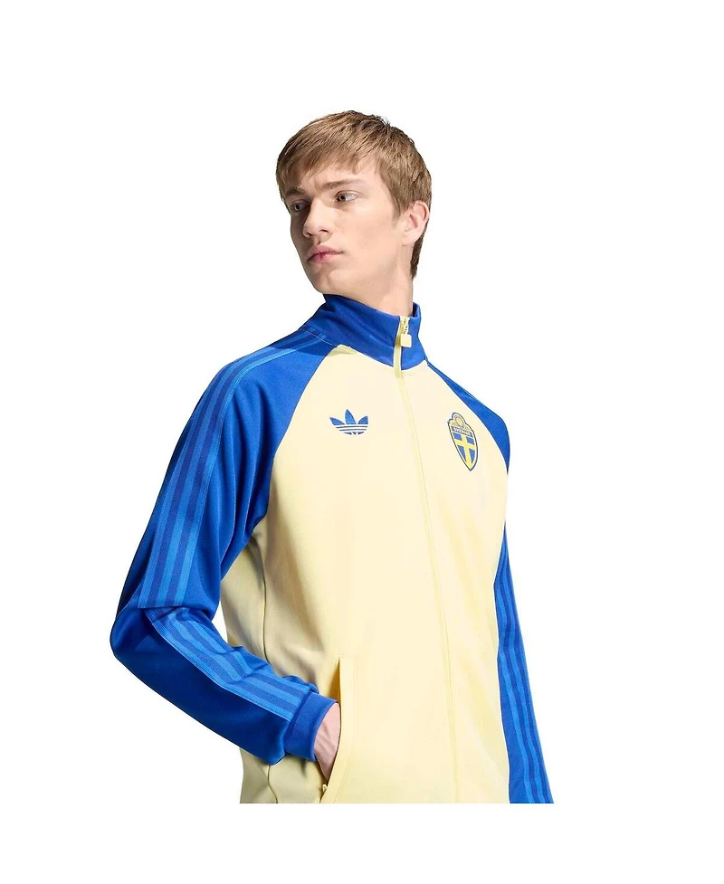 Adidas Men's Yellow Sweden National Team 2026 World Cup Originals Track Jacket