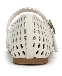 Vionic Womens Alameda Woven Mary Jane Flats