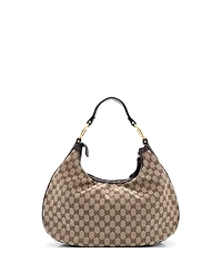 Pre-Owned Gucci Medium Twins Hobo Gg Canvas