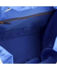 Pre-Owned Gucci Large Panelled Double Buckle Backpack Gg Jacquard Nylon and Rubber