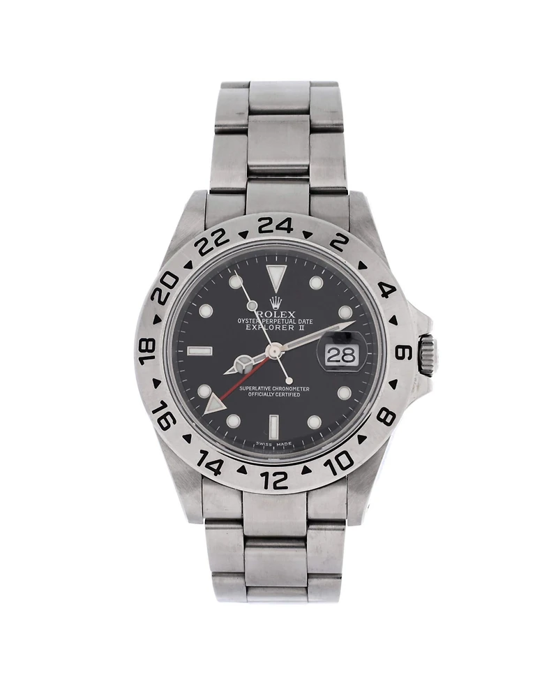 Pre-Owned Rolex Oyster Perpetual Explorer Ii Automatic Watch in Stainless Steel 40mm