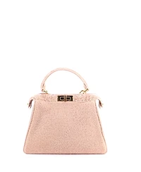 Pre-Owned Fendi Medium Peekaboo ISeeU Bag Shearling