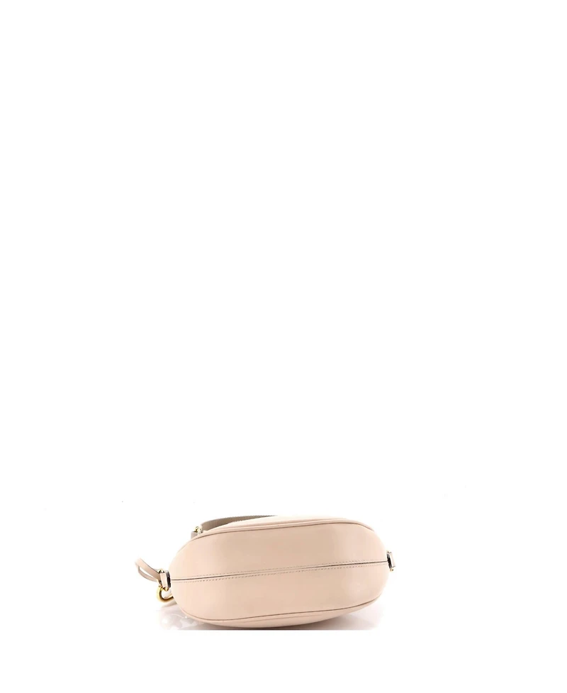 Pre-Owned Prada Mini Triangle Logo Zip-Top Crossbody Bag Leather