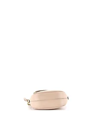 Pre-Owned Prada Mini Triangle Logo Zip-Top Crossbody Bag Leather