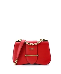 Pre-Owned Prada Medium Sidonie Chain Shoulder Bag City Calf