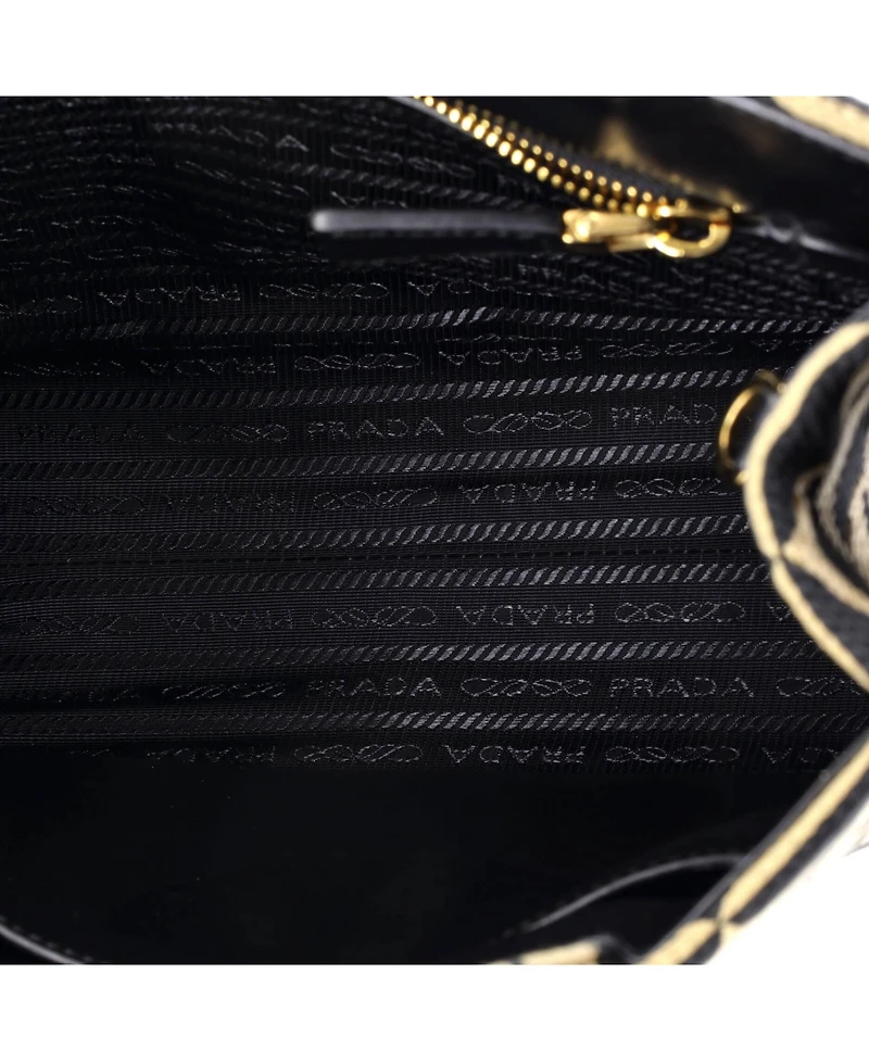 Pre-Owned Prada Small Symbole Shopper Tote Jacquard