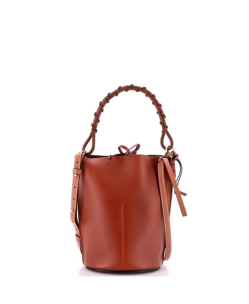 Pre-Owned Loewe Medium Gate Top Handle Bucket Bag Leather