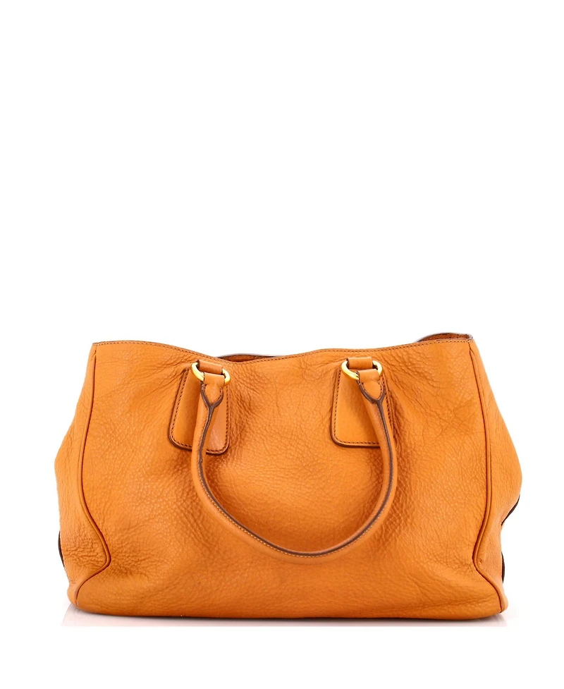 Pre-Owned Prada Large Convertible Shopper Tote Vitello Daino