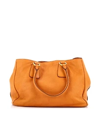 Pre-Owned Prada Large Convertible Shopper Tote Vitello Daino