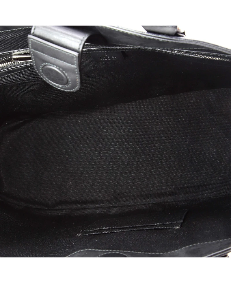 Pre-Owned Gucci Large Web Open Tote Gg Coated Canvas