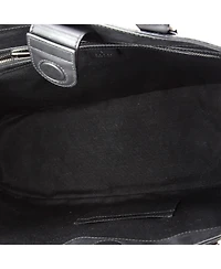 Pre-Owned Gucci Large Web Open Tote Gg Coated Canvas