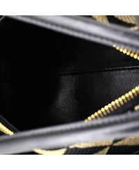 Pre-Owned Prada Small Symbole Shoulder Bag Jacquard