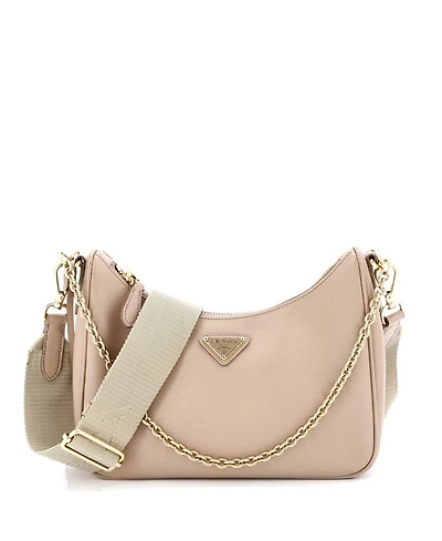 Pre-Owned Prada Small Re-Edition 2005 Shoulder Bag Saffiano Leather