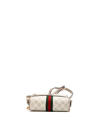 Pre-Owned Gucci Mini Ophidia Shoulder Bag Gg Coated Canvas