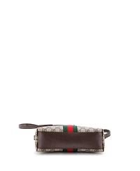 Pre-Owned Gucci Small Ophidia Dome Shoulder Bag Gg Coated Canvas