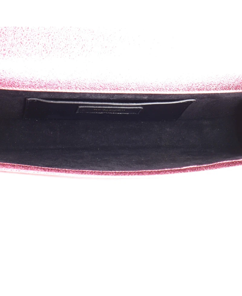 Pre-Owned Saint Laurent Long Classic Monogram Clutch Metallic Calfskin