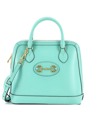 Pre-Owned Gucci Medium Horsebit 1955 Top Handle Bag Leather