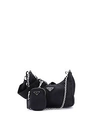 Pre-Owned Prada Small Re-Edition 2005 Shoulder Bag Tessuto