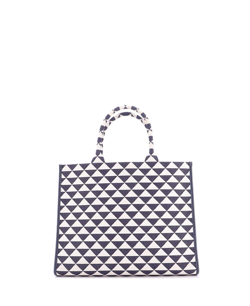 Pre-Owned Prada Large Symbole Shopper Tote Jacquard