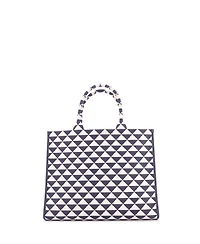 Pre-Owned Prada Large Symbole Shopper Tote Jacquard
