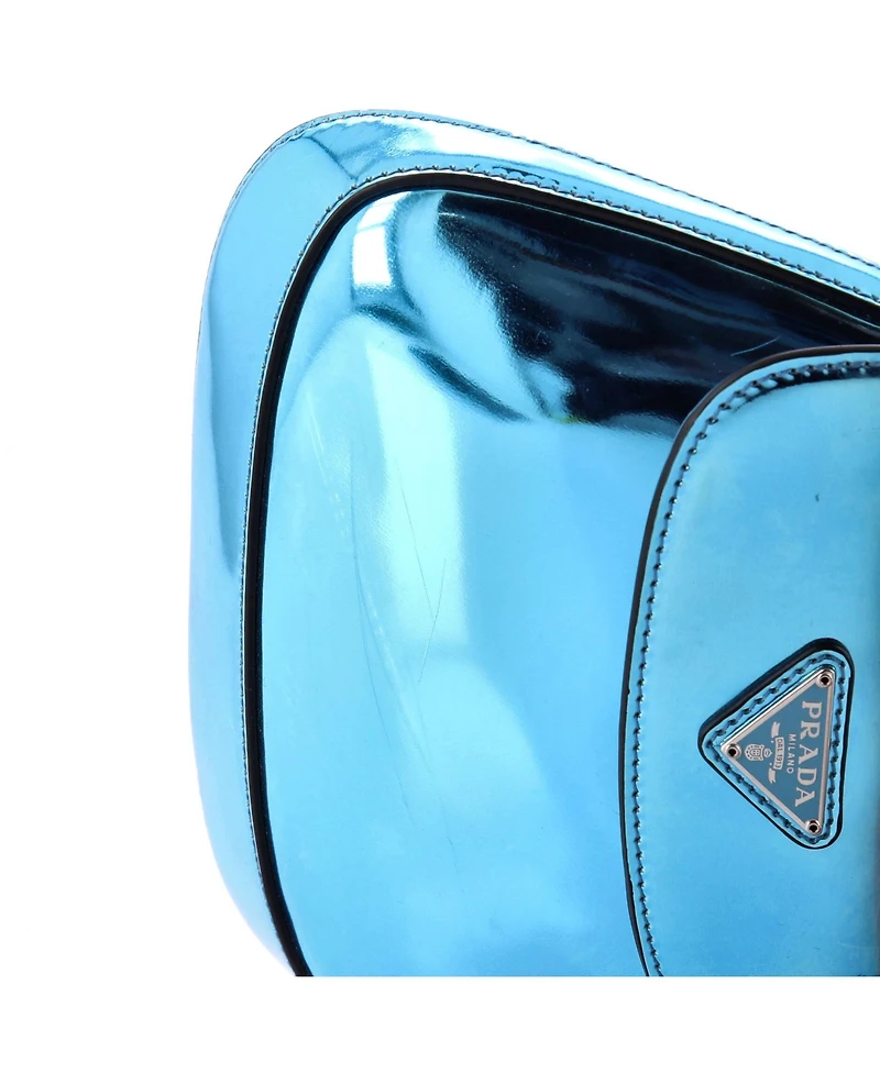 Pre-Owned Prada Mini Cleo Flap Shoulder Bag Spazzolato Leather