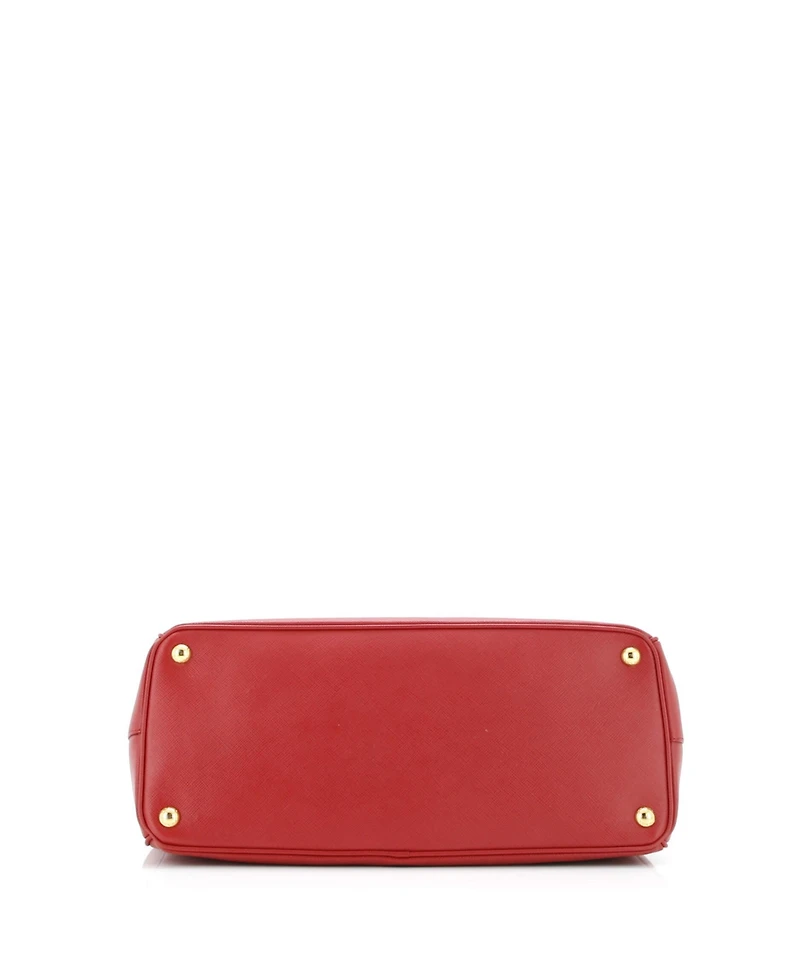 Pre-Owned Prada Large Double Zip Lux Tote Saffiano Leather