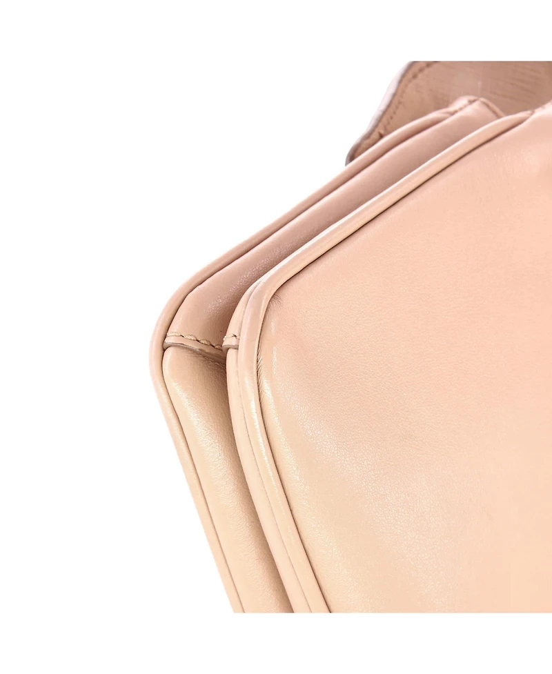 Pre-Owned Prada Small Chain Flap Crossbody Bag Saffiano and Soft Calf