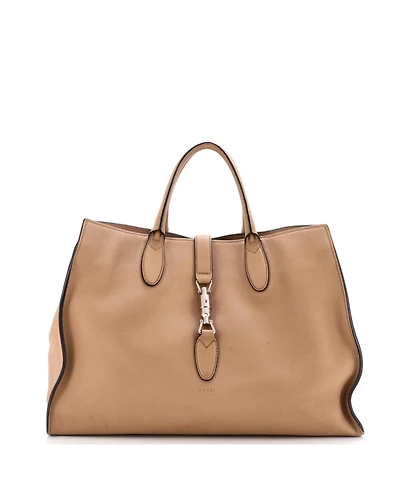 Pre-Owned Gucci Large Jackie Soft Tote Leather