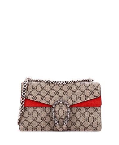 Pre-Owned Gucci Small Dionysus Bag Gg Coated Canvas