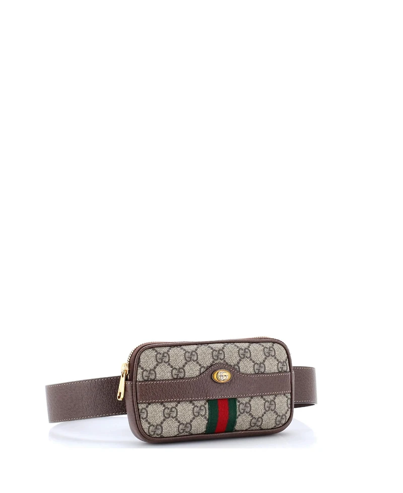 Pre-Owned Gucci Small Ophidia Belt Bag Gg Coated Canvas