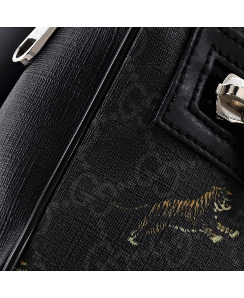 Pre-Owned Gucci Small Soft Zip Belt Bag Printed Gg Coated Canvas