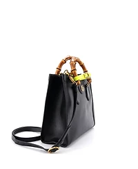 Pre-Owned Gucci Small Diana Nm Bamboo Handle Tote Leather