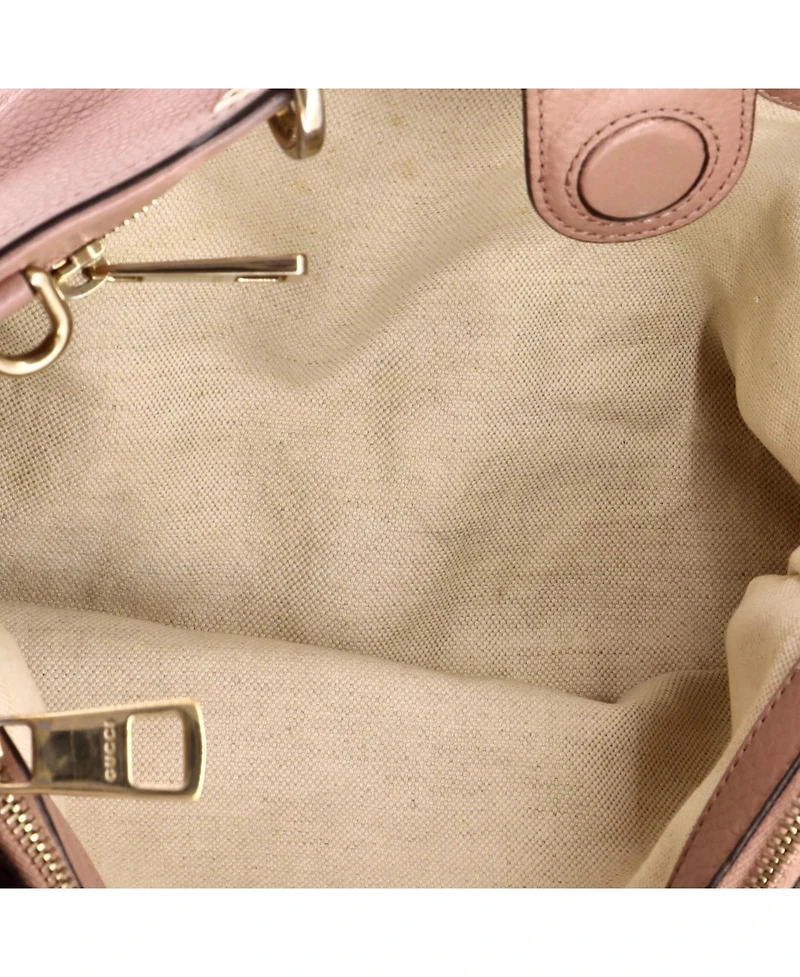 Pre-Owned Gucci Medium Bamboo Shopper Tote Leather