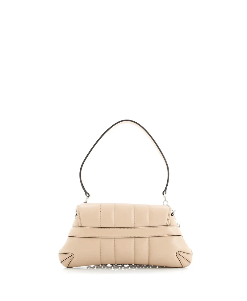 Pre-Owned Gucci Small Horsebit Chain Shoulder Bag Vertical Quilted Leather