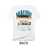 Corvette Men's Chevrolet Malibu Ad Front Back T-Shirt