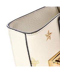 Pre-Owned Gucci Small Padlock Shoulder Bag Printed Leather