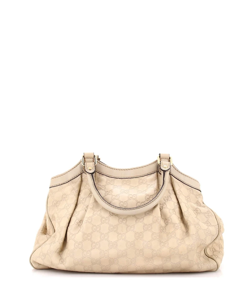 Pre-Owned Gucci Medium Sukey Tote Guccissima Leather