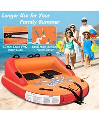 Hongge 2 Person Inflatable Towable Tubes for Boating.