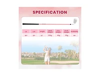 Hongge Junior 7 Iron for Kids with Fiberglass Shaft and Headcover