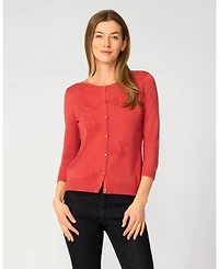 Cable & Gauge Women's Stitch Button Cardigan