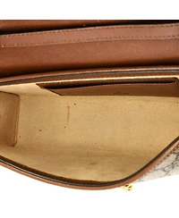 Pre-Owned Gucci Mini Padlock Top Handle Bag Gg Coated Canvas and Leather