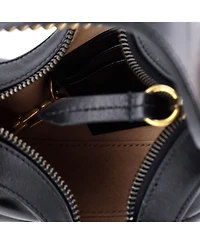 Pre-Owned Gucci Mini Gg Marmont Half Moon Hobo Matelasse Leather