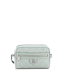 Pre-Owned Gucci Mini Ophidia Shoulder Bag Nm Gg Denim and Leather