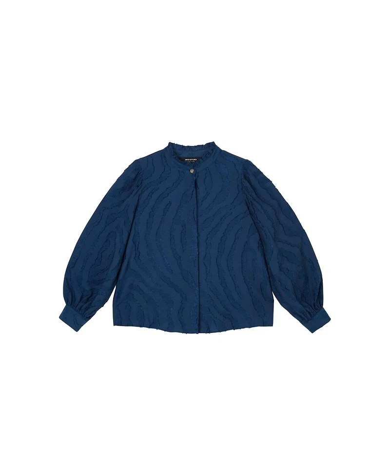 Whistles Women's Animal Textured Shirt